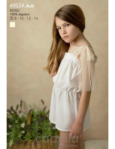 Mono comunión crudo niña CALAMARO 49554