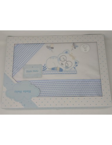 Juego de sábanade 3 piezas BORDADA...