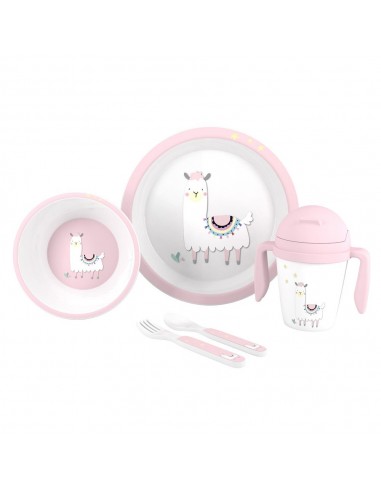 SET VAJILLA 5 PCS MOD LLAMAINTERBABY...