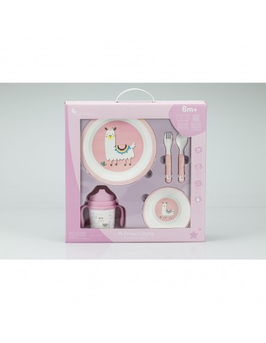 SET VAJILLA 5 PCS MOD LLAMAINTERBABY...