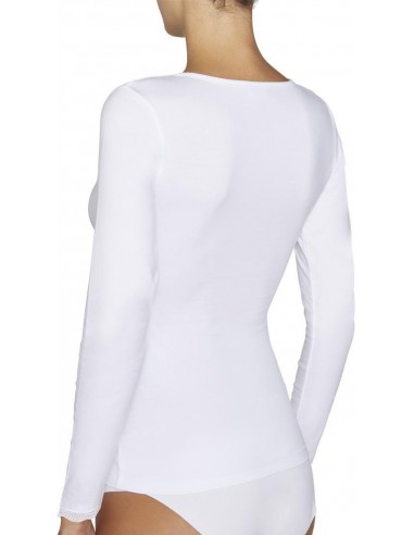 Camiseta manga larga encaje (Caja de...