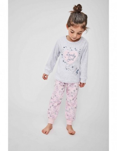 PIJAMA INF. NIÑA TERCIOPELO "LOVELY...