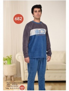 PIJAMA CABALLERO TERCIOPELO...