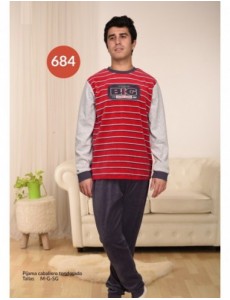 PIJAMA CABALLERO TERCIOPELO...