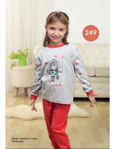 PIJAMA INFANTIL NIÑA TERCIOPELO...