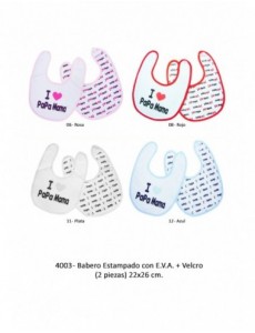 BABERO ESTAMPADO CON EVA +...