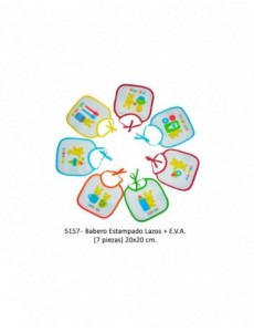 BABERO ESTAMPADO LAZOS +...