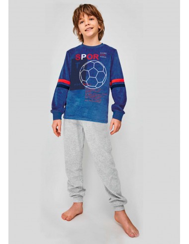 PIJAMA NIÑO TERCIOPELO "SPORT"...