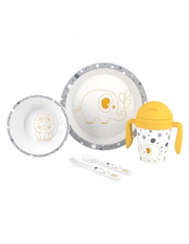 SET VAJILLA 5 PCS MOD JUNGLEINTERBABY...