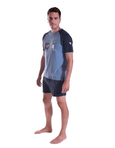 PIJAMA HOMBRE "CASETE" OLYMPUS 22153