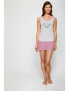 PIJAMA SEÑORA SIN MANGAS...